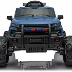 Best reviews of 🌟 DAKOTT Chevy Silverado Z71 Trail Boss Monster Truck Four Powerful Motors 12V 4x4 Big Wheels Ride On Monster Truck For Kids Blue ⌛ -Scooters & Equipment Sales 31DX6QHWxsL. AC