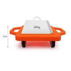 Cheapest 😀 Joonly Kids Sitting Scooter Board With Universal Wheels Safety Plastic Scooter For Kids Ages 6-12 Manual Sport Scooters With Handles For Gym Class Orange 🎉 -Scooters & Equipment Sales 31MXC2Rl02L