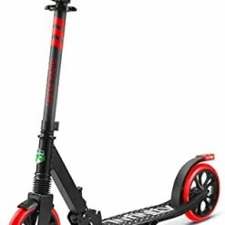 Outlet 🥰 SereneLife Folding Kick Scooter For Adults And Kid Red ✔️ -Scooters & Equipment Sales 31MwdGTcWWS. AC