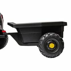 Best deal ✔️ RCtown Trailer For 12V Kids Ride On Car Truck With Parent Remote Control, Spring Suspension, LED Lights, AUX Port, Music (Trailer Only) 😍