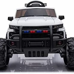 Best reviews of 🌟 DAKOTT Chevy Silverado Z71 Trail Boss Monster Truck Four Powerful Motors 12V 4x4 Big Wheels Ride On Monster Truck For Kids Blue ⌛ -Scooters & Equipment Sales 31knlfAFH4S. AC