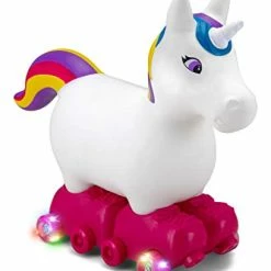 Outlet π₯° Kid Trax Silly Skaters Unicorn Toddler Foot To Floor Ride On Toy, Kids 1-3 Years Old, Soft And Inflatable, Single Rider, Light Up LED Rollerskates, White (KT1590) β 11 Outlet π₯° Kid Trax Silly Skaters Unicorn Toddler Foot To Floor Ride On Toy, Kids 1-3 Years Old, Soft And Inflatable, Single Rider, Light Up LED Rollerskates, White (KT1590) β -Scooters & Equipment Sales 31nhUNuw5CL