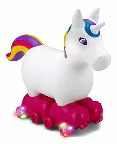 Outlet π₯° Kid Trax Silly Skaters Unicorn Toddler Foot To Floor Ride On Toy, Kids 1-3 Years Old, Soft And Inflatable, Single Rider, Light Up LED Rollerskates, White (KT1590) β 5 Outlet π₯° Kid Trax Silly Skaters Unicorn Toddler Foot To Floor Ride On Toy, Kids 1-3 Years Old, Soft And Inflatable, Single Rider, Light Up LED Rollerskates, White (KT1590) β - Image 3
