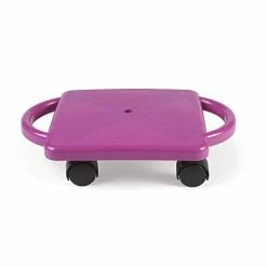 Best Sale 🛒 Hand2mind Purple Indoor Scooter Board With Handles, Gym Scooters For Kids, Recess Toys, PE Equipment For Elementary School, Kids Indoor Play Equipment, Floor Scooter, Kids Sports Activities ✔️