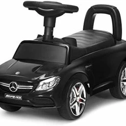 Cheapest 💯 Costzon Kids Push And Ride Racer, Licensed Mercedes Benz Ride On Push Car W/Horn Music, Under Seat Storage, Foot-to-Floor Sliding Car Pushing Cart For Toddler, Gift Toy For Children Boys 👧 Girls (Black) 😀 -Scooters & Equipment Sales 411T1fTj8BL. AC