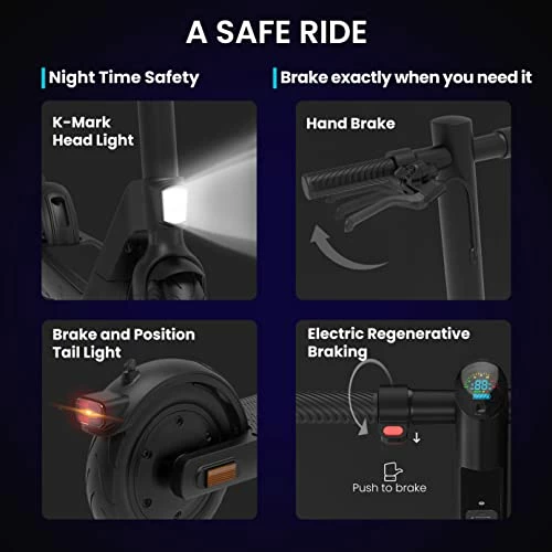 Promo ๐ ANYHILL Electric Scooter, Electric Scooter For Adults With 750W Motor, Upto 19 MPH & 28 Miles, Scooter For Adults With 3 Speed Modes Trible-Braking System, Electric Scooter With 10'' Tubeless Tires Black ๐คฉ 4 Promo ๐ ANYHILL Electric Scooter, Electric Scooter For Adults With 750W Motor, Upto 19 MPH & 28 Miles, Scooter For Adults With 3 Speed Modes Trible-Braking System, Electric Scooter With 10'' Tubeless Tires Black ๐คฉ - Image 2