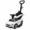 Best Pirce 👏 TOBBI Push Car For Toddlers, Ride On Toy Sliding Walking Car W/ Horn Music, Safety Bar, Cup Holder, White ⭐ -Scooters & Equipment Sales 414AkonEzaL