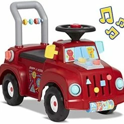 Best Pirce 😍 Busy Buggy, Sit To Stand Toddler Ride On Toy, Ages 1-3, Red Kids Ride On T 💯 -Scooters & Equipment Sales 415w6auvPLL. AC