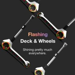 Promo 💯 Elecorange Kid Electric Scooter, Safe Wide Light Up Deck & Wide Wheels, Reliable Thumb Throttle, 3 Adjustable Height, 5Mph Safe Speed, 60min Ride Time, Lightweight, Foldable, Scooter For Kids Ages 3-9 Blu ⭐ -Scooters & Equipment Sales 416AvyiFAPL