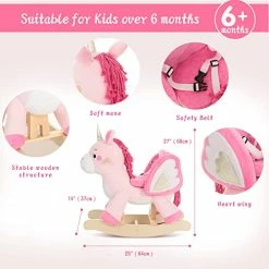 Outlet π Labebe - Baby Rocking Horse, Ride Unicorn, Kid Ride On Toy For 6 Month-3 Year Old, Infant (Boy Girl) Plush Animal Rocker, Toddler/Child Stuffed Ride Toy (Pink) β 9 Outlet π Labebe - Baby Rocking Horse, Ride Unicorn, Kid Ride On Toy For 6 Month-3 Year Old, Infant (Boy Girl) Plush Animal Rocker, Toddler/Child Stuffed Ride Toy (Pink) β -Scooters & Equipment Sales 417wxa4JQVL