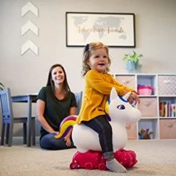 Outlet π₯° Kid Trax Silly Skaters Unicorn Toddler Foot To Floor Ride On Toy, Kids 1-3 Years Old, Soft And Inflatable, Single Rider, Light Up LED Rollerskates, White (KT1590) β 12 Outlet π₯° Kid Trax Silly Skaters Unicorn Toddler Foot To Floor Ride On Toy, Kids 1-3 Years Old, Soft And Inflatable, Single Rider, Light Up LED Rollerskates, White (KT1590) β -Scooters & Equipment Sales 418y7nYysZL
