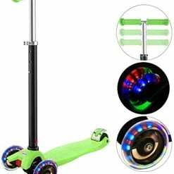 Coupon ๐คฉ Hikole Scooter For Kids With 3 LED Wheels โ Adjustable Height, Lean To Steer Design, 3 Wheels Kick Scooter For ๐ง Girls & Boys 3-12 Years Old Green ๐ 15 Coupon ๐คฉ Hikole Scooter For Kids With 3 LED Wheels โ Adjustable Height, Lean To Steer Design, 3 Wheels Kick Scooter For ๐ง Girls & Boys 3-12 Years Old Green ๐ -Scooters & Equipment Sales 419dMDYEQnL. AC