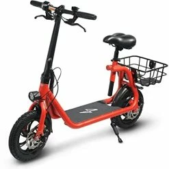 Wholesale ⌛ Phantomgogo Commuter R1 - Electric Scooter For Adults - Foldable Scooter With Seat & Carry Basket - 450W Brushless Motor 36V - 15MPH 265lbs Max Load E Mopeds For Adults Blue ⌛ -Scooters & Equipment Sales 41AEra7TWfL. AC