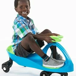 Hot Sale 👏 Smart Aqua Blue/Lime Green Plasma Car Ride On (PC035) 🔔 -Scooters & Equipment Sales 41BtT9C0ObL
