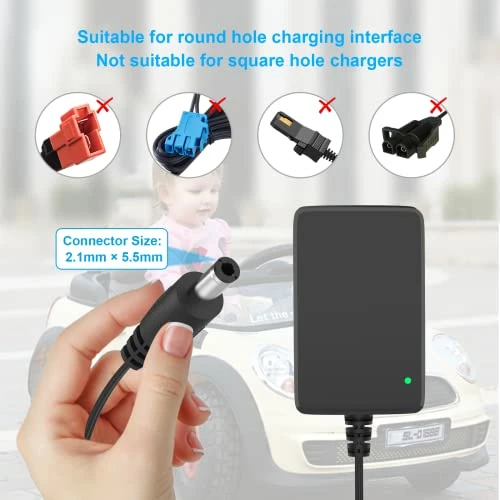 Cheap ✔️ IBERLS 12V Battery Charger For Ride On Toys, Class 2 Power Supply 12 Volt For Best Choice Products Kids Ride On Truck Kidzone Bumper Car Jeep Tractor Motorcycle Dirt Bike Ride-On Toy Charging Cord 😉 4 Cheap ✔️ IBERLS 12V Battery Charger For Ride On Toys, Class 2 Power Supply 12 Volt For Best Choice Products Kids Ride On Truck Kidzone Bumper Car Jeep Tractor Motorcycle Dirt Bike Ride-On Toy Charging Cord 😉 - Image 2