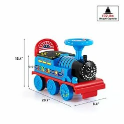 Wholesale 🔥 JOYLDIAS Toddler Ride On Train, Push Cars For Toddlers With Led Lights, Train Horn And Storage, Blue 👏 -Scooters & Equipment Sales 41GHKyflFsL