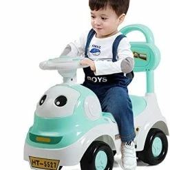 Cheap 🛒 Costzon 3 In 1 Push And Ride Racer For Kids, Sliding Car, Walker & Ride On Toy, Robot Cartoon Pushing Cart W/ Sound, Light, Backrest, Safe Brake, Storage Seat, Gift For Toddler Boys & 👧 Girls (Orange) ❤️ -Scooters & Equipment Sales 41HouO2VRrL. AC
