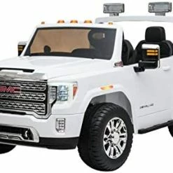 Wholesale 🎁 DAKOTT GMC Sierra Denali HD Two Seater 12 Volt Ride-On Truck W/ 2.4G Remote Control, LED Lights, Horn, Music, MP3/USB, Storage Box, Spring Suspension, Electric Vehicle For Kids Black 🌟 -Scooters & Equipment Sales 41JKZ8NaomL. AC