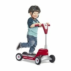 Promo 🔔 Radio Flyer Scoot 2 Scooter, Toddler Scooter Or Ride On, Ages 1-4 🤩 -Scooters & Equipment Sales 41L2RXSdJeL