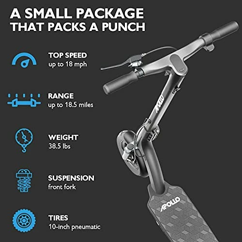 Best reviews of ๐ Apollo Scooters Apollo Air Pro Electric Scooter | Comfortable, Lightweight, IPX4 Water Resistant | Shock-Absorbing Dual Suspension, 10-Inch Pneumatic Tires, Ultra-Wide Rubberized Deck | Up To 18 MPH & 18.5 Mile Rang ๐ 5 Best reviews of ๐ Apollo Scooters Apollo Air Pro Electric Scooter | Comfortable, Lightweight, IPX4 Water Resistant | Shock-Absorbing Dual Suspension, 10-Inch Pneumatic Tires, Ultra-Wide Rubberized Deck | Up To 18 MPH & 18.5 Mile Rang ๐ - Image 3