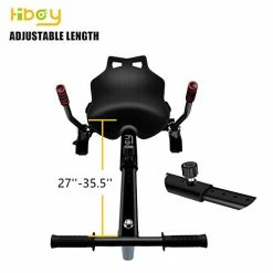 Deals 😀 HC-01 Hoverboard Kart Seat Attachment Accessory For 6.5" 8" 10" Two Wheel Self Balancing Scooter Black 😀