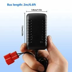 Buy 🔥 BXIZXD 12 Volt Battery Charger For Ride On Toys, 14.4V 1000MA Battery Charger For Kids Electric Car Riding Toy Battery Power Adapter Red Square Plug SL12-07-02 🛒 -Scooters & Equipment Sales 41NhqlWHfYL