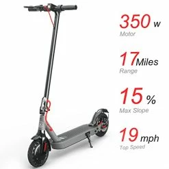 Best Pirce ✨ Hiboy S2 Electric Scooter, 8.5" Solid Tires, Up To 17 Miles Long-Range & 19 MPH Portable Folding Commuting Scooter For Adults With Double Braking System (Optional Seat) 😉 -Scooters & Equipment Sales 41OdsZvXtRL