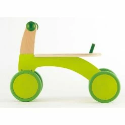 Brand new 😉 Hape Scoot Around Ride On Wood Bike | Award Winning Four Wheeled Wooden Push Balance Bike Toy For Toddlers With Rubberized Wheels, Bright Green ❤️ -Scooters & Equipment Sales 41OxqY2KtlL
