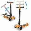Promo โจ 3 Wheeled Scooter For Kids - Foldable Stand Child Toddlers Toy Kick Scooters W/ Built-in LED Wheel Lights, Anti-Slip Wide Deck, Adjustable Height, Great For Outdoor Fun - Hurtle HURXLPK B โจ 1 Promo โจ 3 Wheeled Scooter For Kids - Foldable Stand Child Toddlers Toy Kick Scooters W/ Built-in LED Wheel Lights, Anti-Slip Wide Deck, Adjustable Height, Great For Outdoor Fun - Hurtle HURXLPK B โจ -Scooters & Equipment Sales 41Q7DeOZkJL