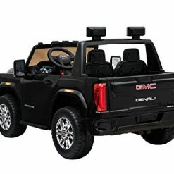 Wholesale 🎁 DAKOTT GMC Sierra Denali HD Two Seater 12 Volt Ride-On Truck W/ 2.4G Remote Control, LED Lights, Horn, Music, MP3/USB, Storage Box, Spring Suspension, Electric Vehicle For Kids Black 🌟 -Scooters & Equipment Sales 41QP2t5yldL