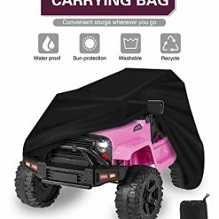 Outlet ✨ JDZYYCQ Kids Ride-On Toy Car Cover, Outdoor Waterproof Protection For Electric Battery-Powered Children's Wheeled Toy Car-General Type, 51.6'' L X 27.5'' W X 23.8'' H ., BLACK 🎉 -Scooters & Equipment Sales 41QjotgvdkL