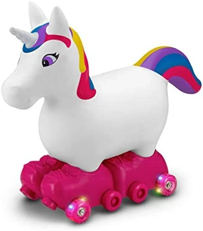 Outlet π₯° Kid Trax Silly Skaters Unicorn Toddler Foot To Floor Ride On Toy, Kids 1-3 Years Old, Soft And Inflatable, Single Rider, Light Up LED Rollerskates, White (KT1590) β 9 Outlet π₯° Kid Trax Silly Skaters Unicorn Toddler Foot To Floor Ride On Toy, Kids 1-3 Years Old, Soft And Inflatable, Single Rider, Light Up LED Rollerskates, White (KT1590) β - Image 7