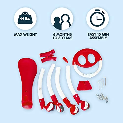 Coupon ✔️ YBIKE Pewi Walking Ride On Toy - From Baby Walker To Toddler Ride On For Ages 9 Months To 3 Years Old Red ⭐ 5 Coupon ✔️ YBIKE Pewi Walking Ride On Toy - From Baby Walker To Toddler Ride On For Ages 9 Months To 3 Years Old Red ⭐ - Image 3