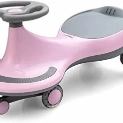 Cheapest 😀 BABY JOY Wiggle Car For Kids, Swing Car With LED Flashing Wheels, No Batteries, Gears Or Pedals, Uses Twist, Turn, Wiggle Movement To Steer, Ride-on Toy For Boys 👧 Girls 3 Year Old And Up (Pink) 🎁 -Scooters & Equipment Sales 41RqCkRlWIL. AC