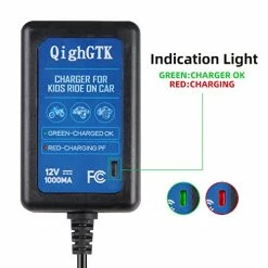 Discount ❤️ QighGTK 12V Charger For Kids Ride On Car Toys,12 Volt Battery Charger For Best Choice Products Wrangler SUV Kid Trax Dynacraft Toy Car 12v Universal Charger Baby Electric Battery Power Supplies ✔️ -Scooters & Equipment Sales 41RyXoUI7sL