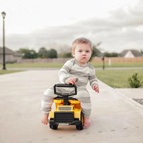 Promo π CAT Shovel And Sift Dump Truck Ride-On Toy For Kids And Children Ages 1 - 3 Years Old, Featuring Realistic Job Site Sounds And Removable Sifter And Shovel, Yellow/Black, By β 6 Promo π CAT Shovel And Sift Dump Truck Ride-On Toy For Kids And Children Ages 1 - 3 Years Old, Featuring Realistic Job Site Sounds And Removable Sifter And Shovel, Yellow/Black, By β - Image 4