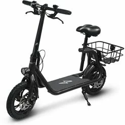 Wholesale ⌛ Phantomgogo Commuter R1 - Electric Scooter For Adults - Foldable Scooter With Seat & Carry Basket - 450W Brushless Motor 36V - 15MPH 265lbs Max Load E Mopeds For Adults Blue ⌛ -Scooters & Equipment Sales 41UvjDsJtJL. AC