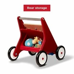 Cheap π Radio Flyer Classic Push & Play Walker, Toddler Walker With Activity Play, Ages 1-4, Red Walker T π
