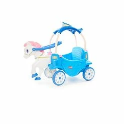 Flash Sale ๐ Princess Horse & Carriage - Frosty Blue Ride-On ๐