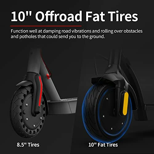 Outlet ๐ฏ Hiboy MAX3 Electric Scooter, 350W Motor 10" Pneumatic Off Road Tires Up To 17 Miles & 18.6 MPH, Adult Electric Scooter For Commute And Travel ๐ 5 Outlet ๐ฏ Hiboy MAX3 Electric Scooter, 350W Motor 10" Pneumatic Off Road Tires Up To 17 Miles & 18.6 MPH, Adult Electric Scooter For Commute And Travel ๐ - Image 3