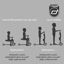 Cheap ๐ Scoot & Ride - Highwaykick 1 Children Adjustable Seated Or Standing 2-in-1 Scooter Including Safety Pad For Tip Prevention - For Ages 1-5 Kiw ๐ 19 Cheap ๐ Scoot & Ride - Highwaykick 1 Children Adjustable Seated Or Standing 2-in-1 Scooter Including Safety Pad For Tip Prevention - For Ages 1-5 Kiw ๐ -Scooters & Equipment Sales 41WJ7otJLIL