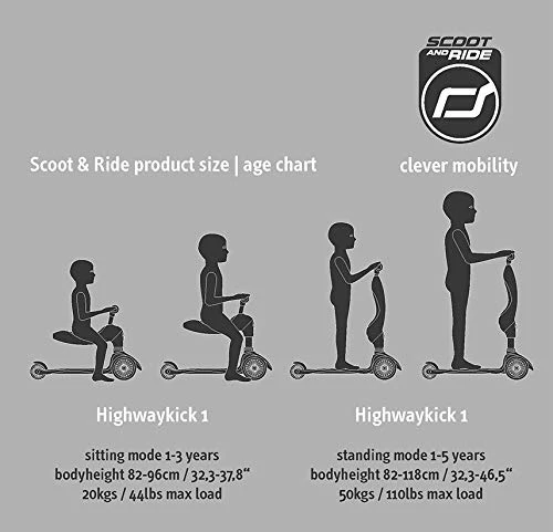 Cheap ๐ Scoot & Ride - Highwaykick 1 Children Adjustable Seated Or Standing 2-in-1 Scooter Including Safety Pad For Tip Prevention - For Ages 1-5 Kiw ๐ 7 Cheap ๐ Scoot & Ride - Highwaykick 1 Children Adjustable Seated Or Standing 2-in-1 Scooter Including Safety Pad For Tip Prevention - For Ages 1-5 Kiw ๐ - Image 5