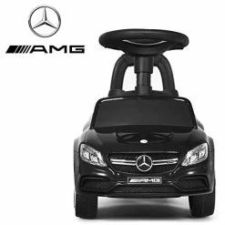 Cheapest 💯 Costzon Kids Push And Ride Racer, Licensed Mercedes Benz Ride On Push Car W/Horn Music, Under Seat Storage, Foot-to-Floor Sliding Car Pushing Cart For Toddler, Gift Toy For Children Boys 👧 Girls (Black) 😀 -Scooters & Equipment Sales 41aa8IoKnpL