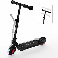 Hot Sale ❤️ SIMATE Electric Scooter For Kids, Foldable Pro E-Scooter With 3 Adjustable Heights And Colorful Flash Wheel For Kids Ages 5 And Up, 5.5" Kick Scooter, 🔔 Christmas 🎂 Birthday Gifts Pink ⌛ -Scooters & Equipment Sales 41bV8mQG0L. AC