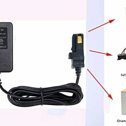 Best Sale 💯 12 Volt Battery Charger For All Power Wheels 12-Volt Ride-on Toys, For Fisher-Price Using The Gray Battery Or The Orange Top Battery 🧨 -Scooters & Equipment Sales 41cACmhE30L