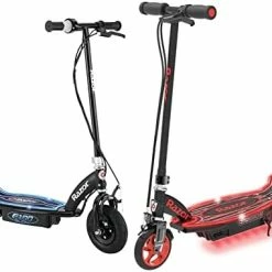 Best deal 🔔 Razor E100 Kids Ride On 24V Motorized Powered Electric Kick Scooter Toy, Speeds Up To 10 MPH With Brakes, And Pneumatic Tires For Kids Ages 8+ ⭐ -Scooters & Equipment Sales 41cD lwFgGL. AC
