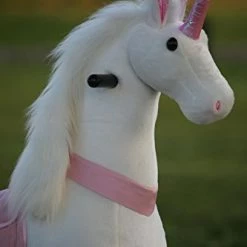 Outlet 👏 Medallion - My Pony Ride On Real Walking Horse For Children 5 To 12 Years Old Or Up To 110 Pounds (Color Medium Pink Unicorn) For 👧 Girls 5 To 12 Years O 🥰 -Scooters & Equipment Sales 41cSqoOgQKL