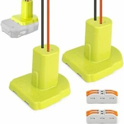 Discount 👏 Ecarke For Power Wheels Adaptor For Ryobi 18V One+ P108 P107 P102 Battery Dock Power Connector RC Toy & Car,e-Bike 12 Gauge Robotics (2 Pcs Terminal Blocks) 💯 -Scooters & Equipment Sales 41eWXA8hfvL. AC