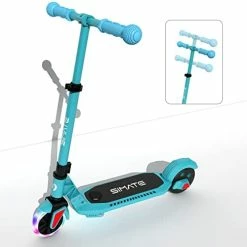 Hot Sale ❤️ SIMATE Electric Scooter For Kids, Foldable Pro E-Scooter With 3 Adjustable Heights And Colorful Flash Wheel For Kids Ages 5 And Up, 5.5" Kick Scooter, 🔔 Christmas 🎂 Birthday Gifts Pink ⌛ -Scooters & Equipment Sales 41fT VU8BlL. AC