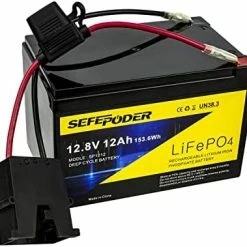 Outlet ⌛ SEFEPODER Replacement Battery For Peg Perego Ride-On Toys 12-Volt Battery, 12V 12Ah Lifepo4 Lithium Ion Rechargeable Battery For Peg Perego Ride-On Vehicles ⭐ -Scooters & Equipment Sales 41gxx9ioksL. AC